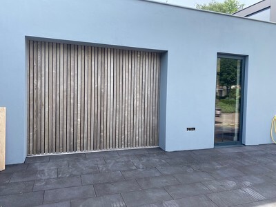 Houten garagedeuren