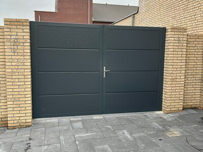 Dubbele tuinpoort