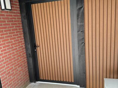 Tuinpoort met composiet vulling